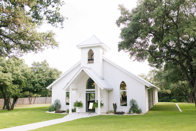 Wedding chapel white